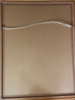 Tableau moderne Henri Goetz composition abstraite pastel 110 cm cadre dessin - Miniature 9