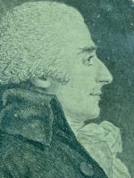 Ancien portrait Tousard d'Olbec Suisse Valais physionotrace Chrétien Lamartine - Miniature 4