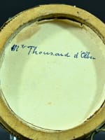 Ancien portrait Tousard d'Olbec Suisse Valais physionotrace Chrétien Lamartine - Miniature 6