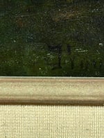 Beau tableau ancien promeneur au bord d'une rivière signé Trouillebert sv Corot - Miniature 8