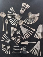 Ancienne ménagère Christofle Art Déco América Luc Lannel design 84 pièces - Miniature 9