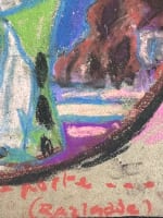 Dessin Jean Terles femme portrait Pierrot la nuit Sérénade pastel 1930 - Miniature 5