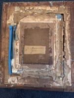 Beau tableau ancien néo classique couple antique portrait allégorie abondance 18 - Miniature 11