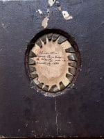 Ancienne miniature portrait petite fille comtesse de Chevilly Château J.J Nimmo - Miniature 3