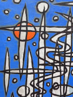 Tableau erostiq portrait de femme allégorique muse couronnée lauriers A. Edouard - Miniature 1