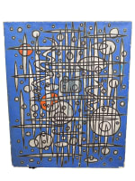 Tableau erostiq portrait de femme allégorique muse couronnée lauriers A. Edouard - Miniature 3