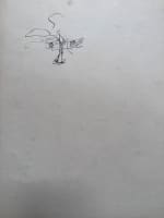 Beau dessin moderne Jean-Claude Bedard Pau portrait trois femmes 1957 - Miniature 5