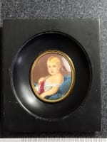 Ancien tableau miniature portrait du Roi de Rome enfant d'après F Gérard - Miniature 3