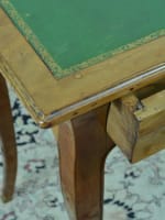 Ancienne table écritoire d'époque Louis XV bureau de dame cerisier mouluré XVIIIe - Miniature 2