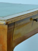 Ancienne table écritoire d'époque Louis XV bureau de dame cerisier mouluré XVIIIe - Miniature 5