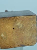 Ancienne sculpture statuette portrait d'ivrogne esprit Daumier bois sculpté XIXe - Miniature 11