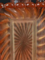 Ancienne garniture cristal de Baccarat rose Bambou porte savon flacon bouchon - Miniature 7