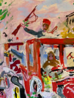 Dessin Jean Terles Tacot les 4 chevaliers de l'apocalypse Blasco Ibanez gouache - Miniature 3