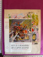 Dessin Jean Terles Tacot les 4 chevaliers de l'apocalypse Blasco Ibanez gouache - Miniature 5