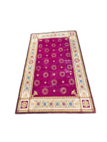 Beau tapis ancien de Savonnerie tenture tapisserie Manufacture Royale de Madrid - Miniature 3