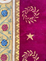 Beau tapis ancien de Savonnerie tenture tapisserie Manufacture Royale de Madrid - Miniature 6