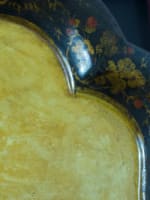 Ancien tableau peint tôle Exposition Universelle XIXe Chine Voyage Londres - Miniature 13