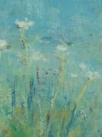 Ancien tableau impressionniste paysage bord de rivière animée Provence Bastogy - Miniature 1