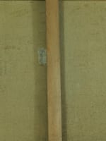 Ancien tableau impressionniste paysage bord de rivière animée Provence Bastogy - Miniature 11