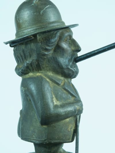 Ancien porte allumette Gambetta Cahors caricature bistro estaminet collection