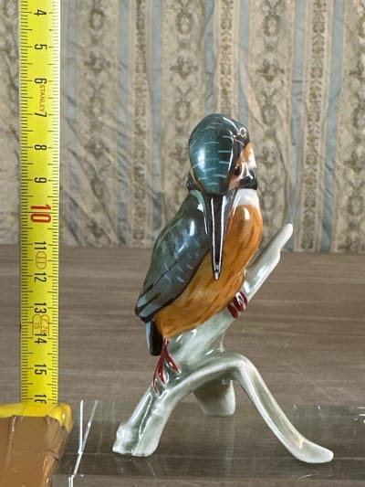 Ancienne porcelaine allemande oiseaux bird collection martin pêcheur Goebel 2