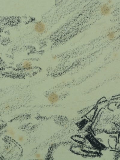 Beau tableau ancien portrait jeune femme mer russe David Widhopff Audresselle