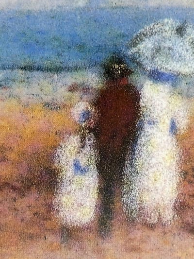 Ancien tirage limité 1989 signé Gabrielle Bellocq Belle Epoque à la plage