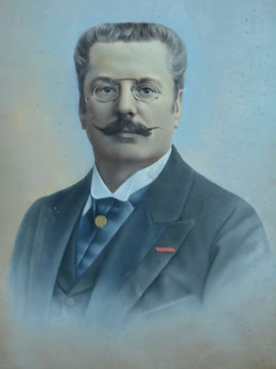 Dessin ancien portrait pastel homme Fernand de Ramel monarchie Alès Gard XIXe