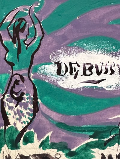 Dessin Jean Terles livret Debussy musique théâtre Parisien art français 1930