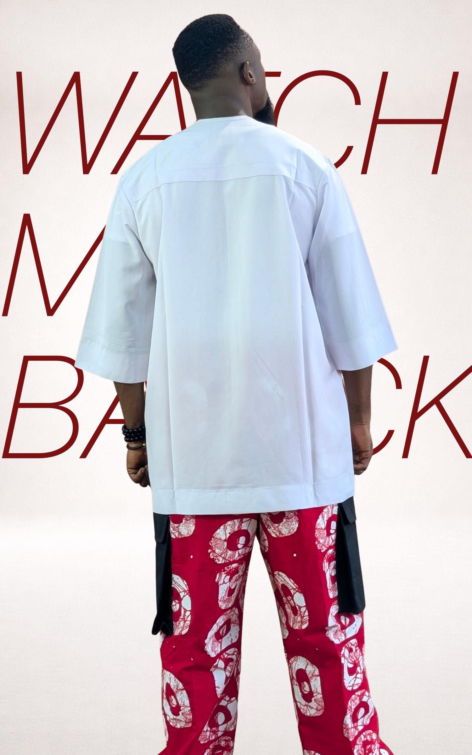 Sterling Red Adire Trousers - Feb.26 Valentines Collection - page 3