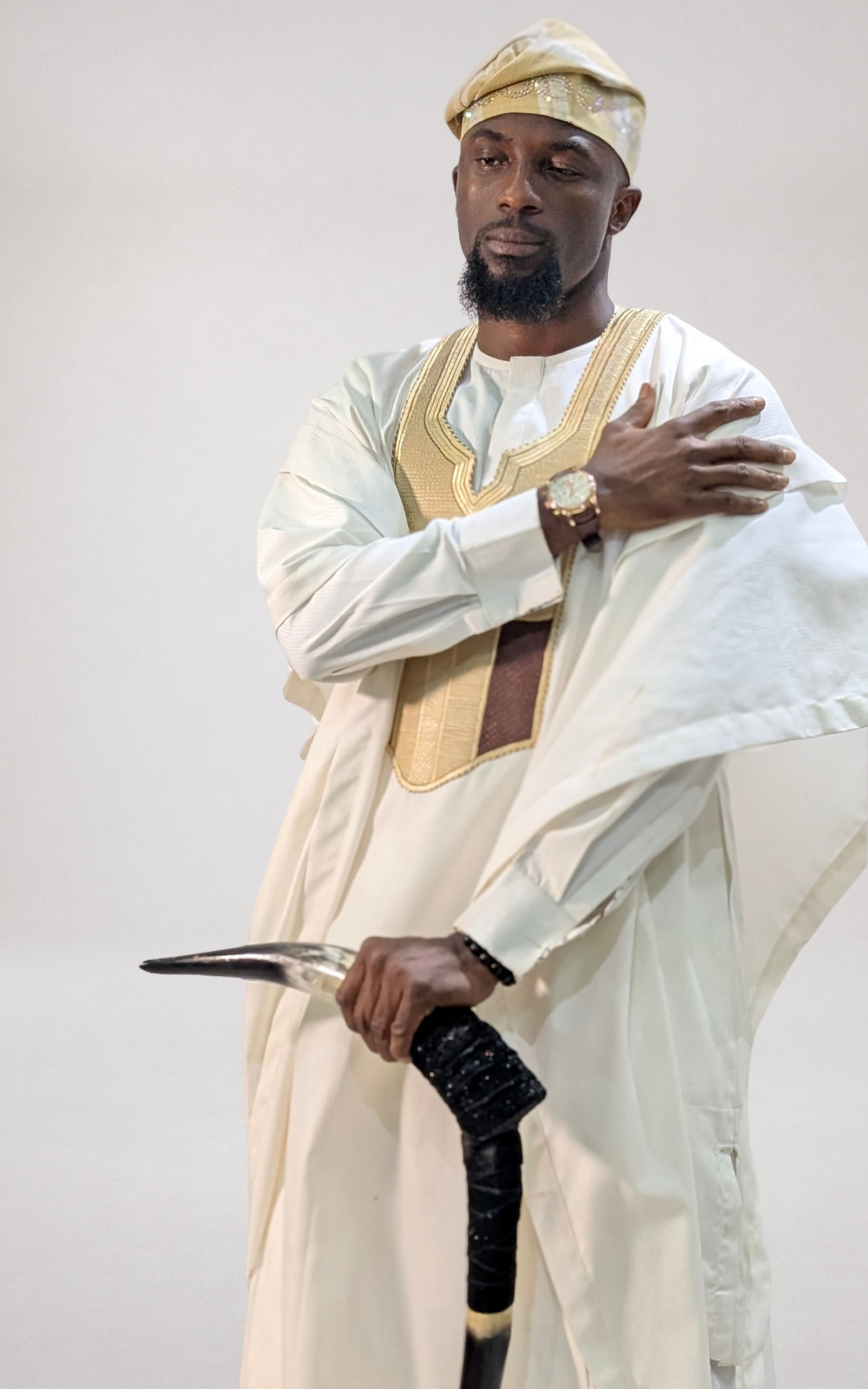 Off-white Wool Agbada - page 3