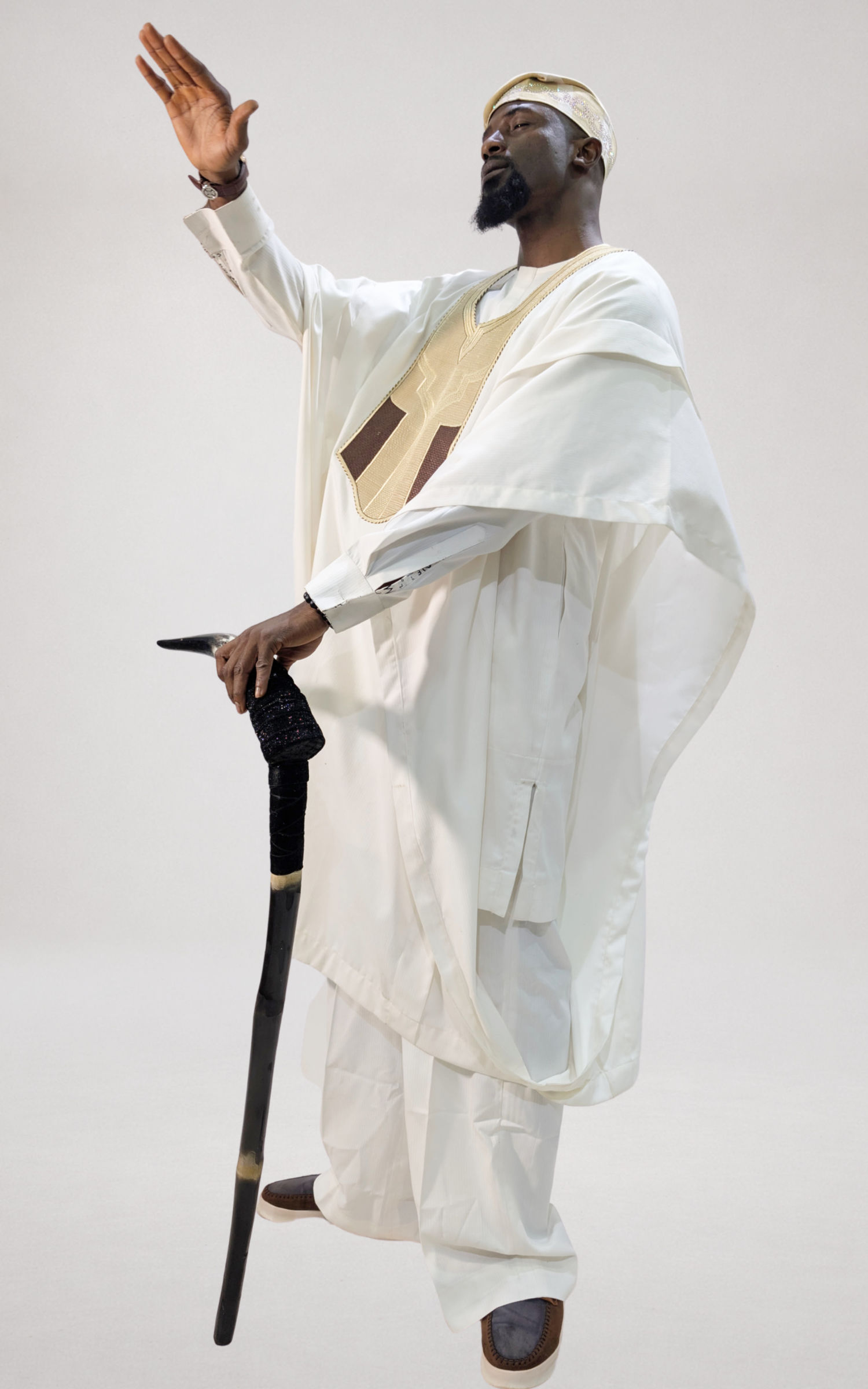Off-white Wool Agbada - page 4