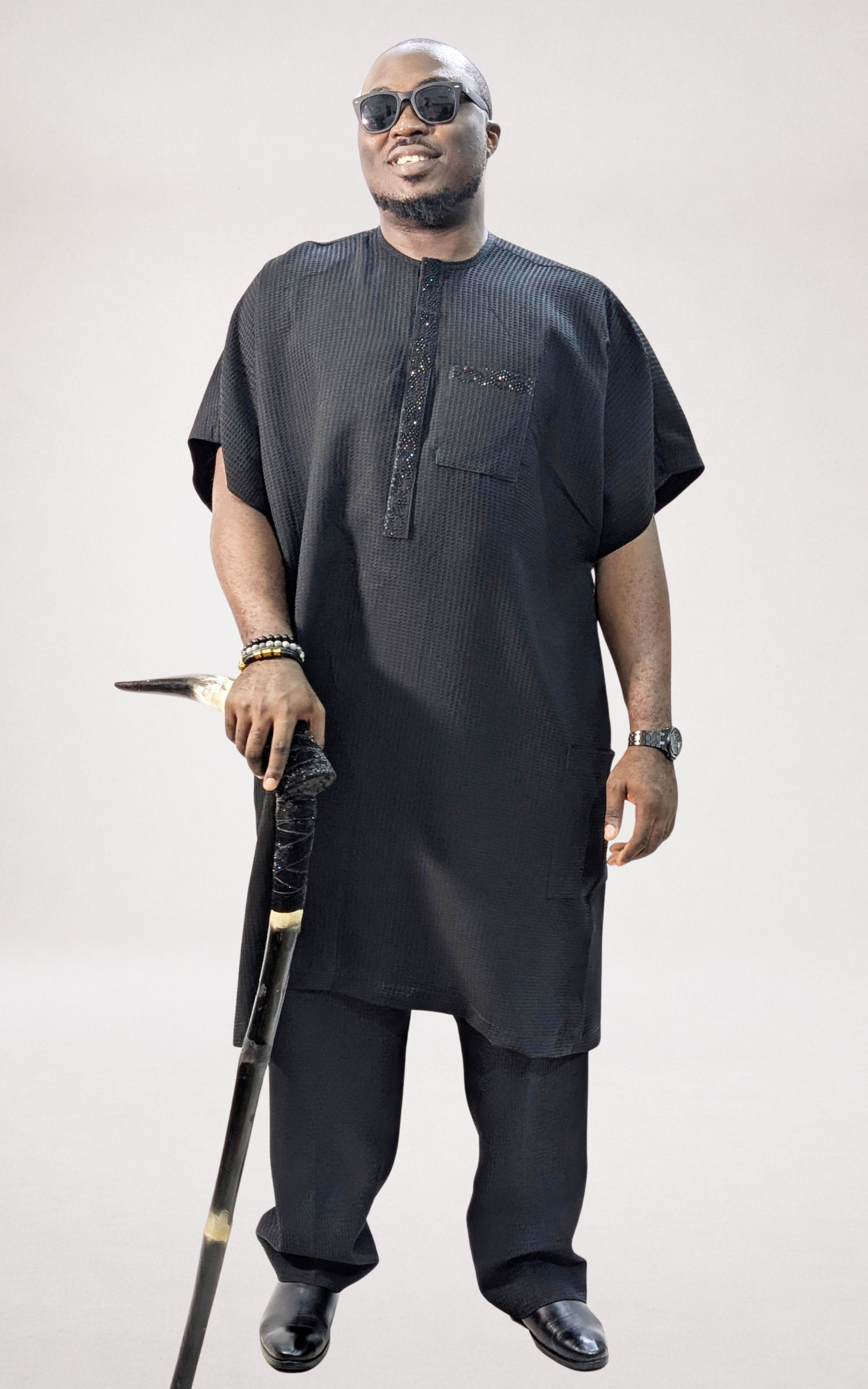 Black Bubu Kaftan - page 1