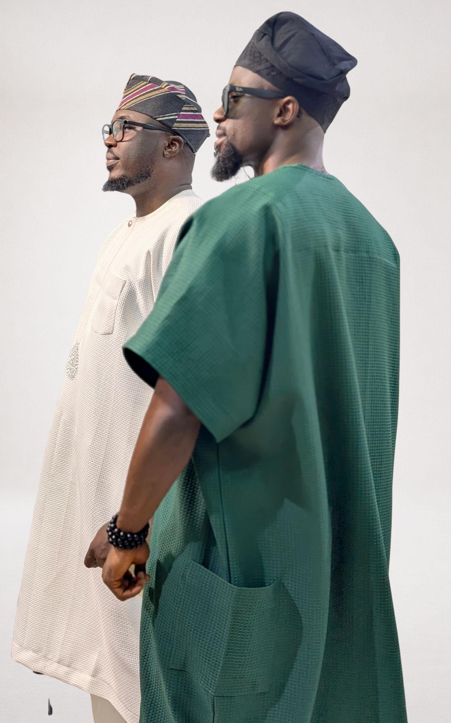 Teal Bubu Kaftan - page 2