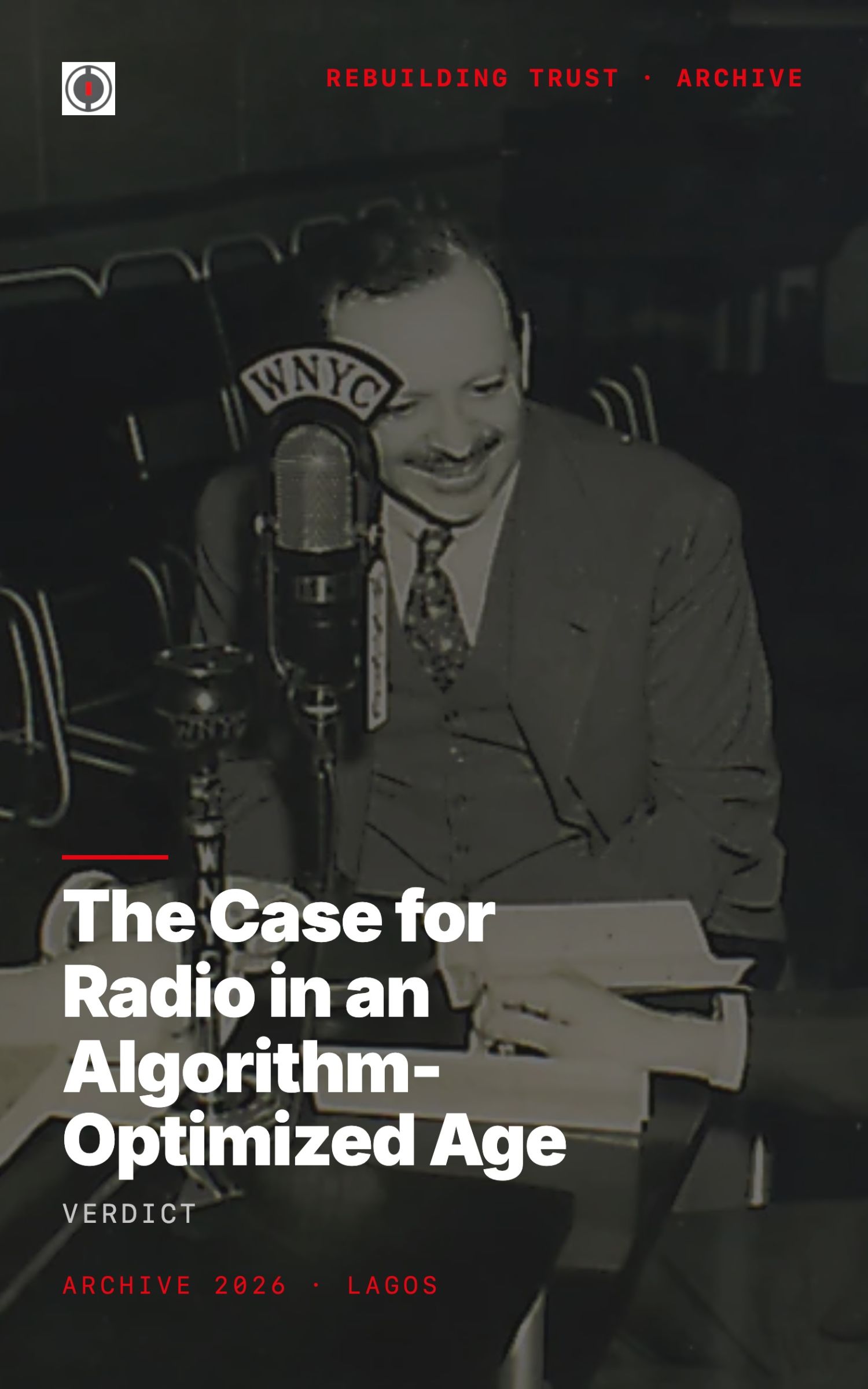 The Case for Radio in an Algorithm - Optimized Age - page 1