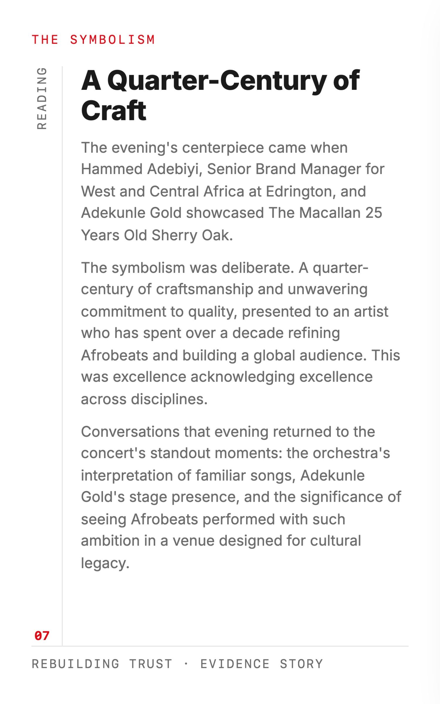 Macallan × Adekunle Gold - page 7