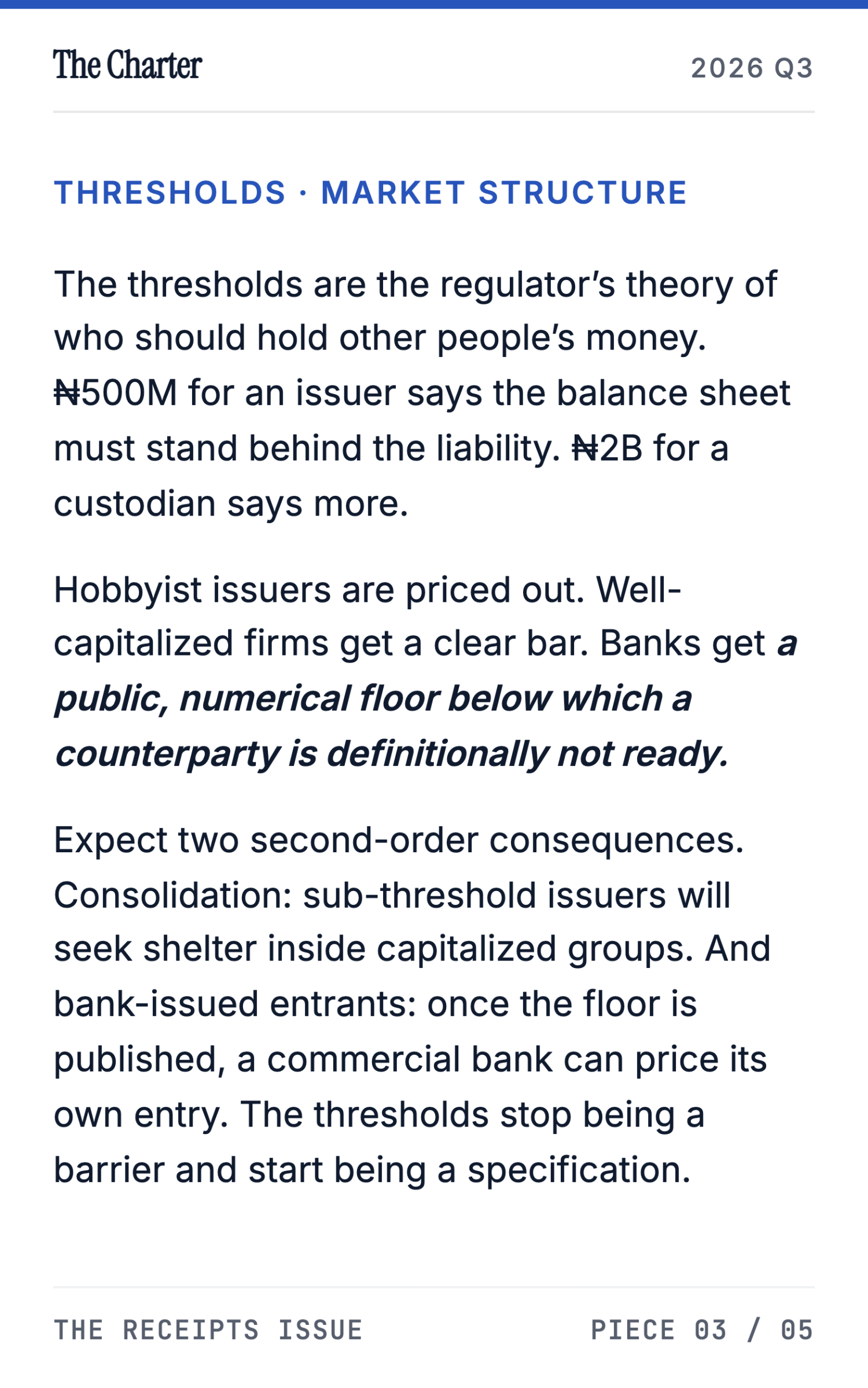 Nigeria's Digital-Asset Executive Order and the ARIP Sandbox - page 19