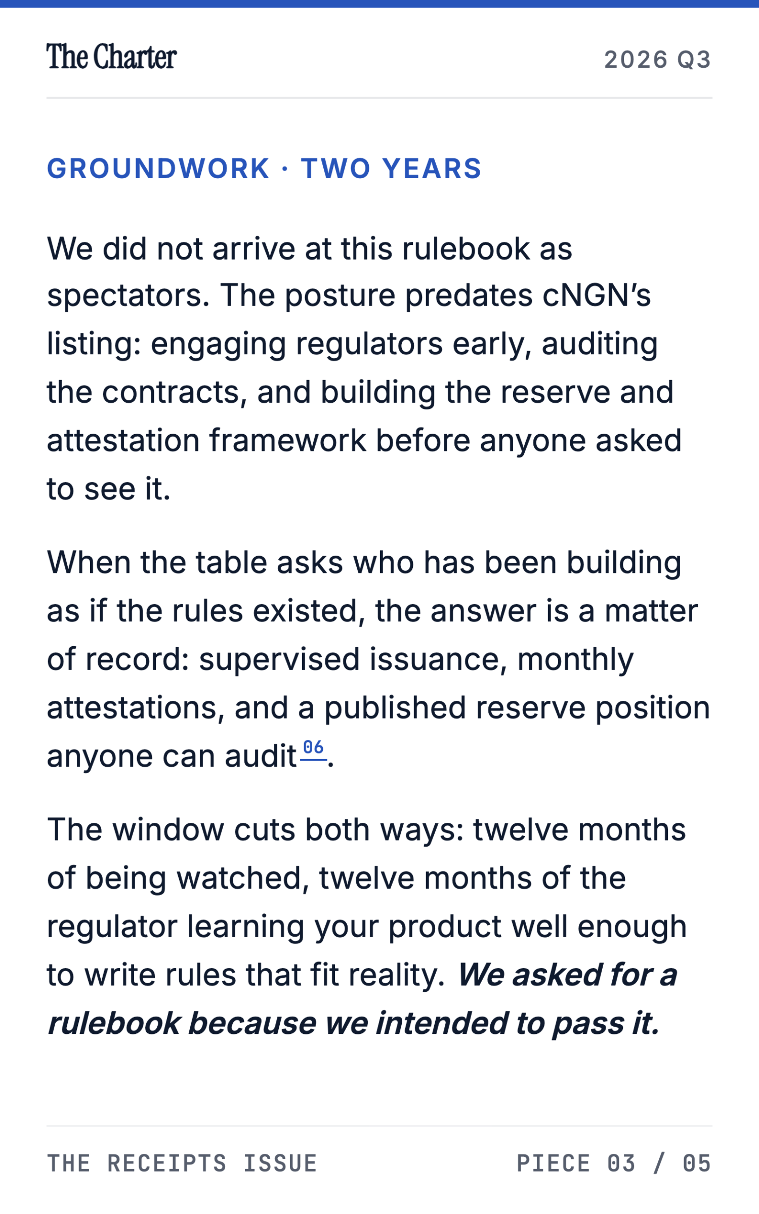 Nigeria's Digital-Asset Executive Order and the ARIP Sandbox - page 29
