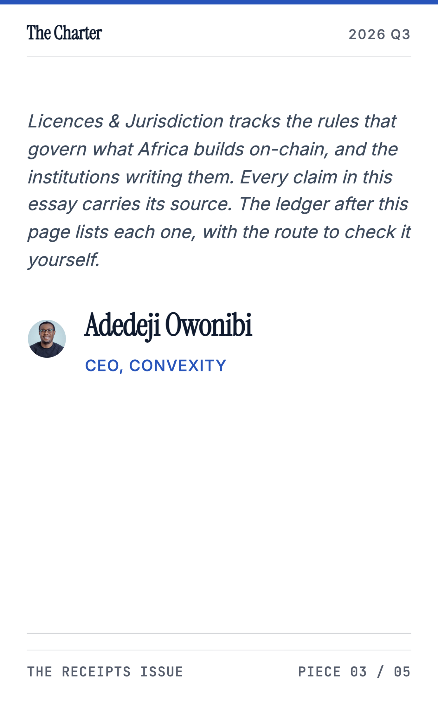 Nigeria's Digital-Asset Executive Order and the ARIP Sandbox - page 33