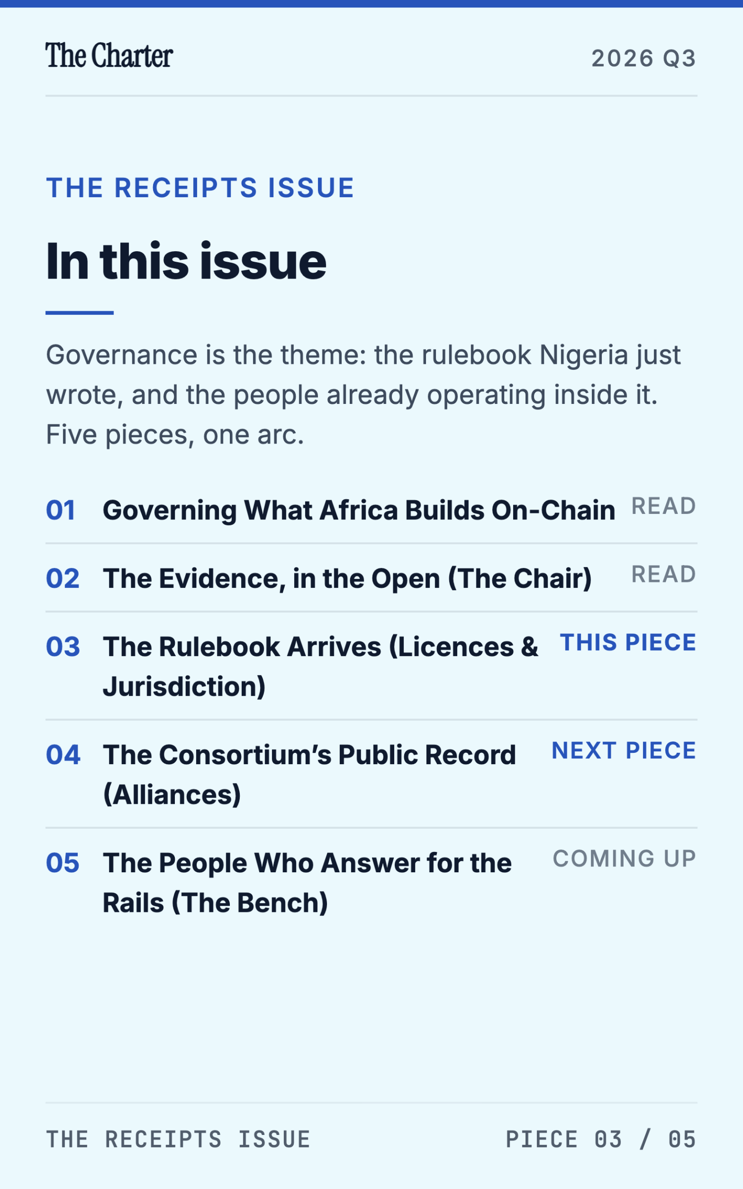 Nigeria's Digital-Asset Executive Order and the ARIP Sandbox - page 42