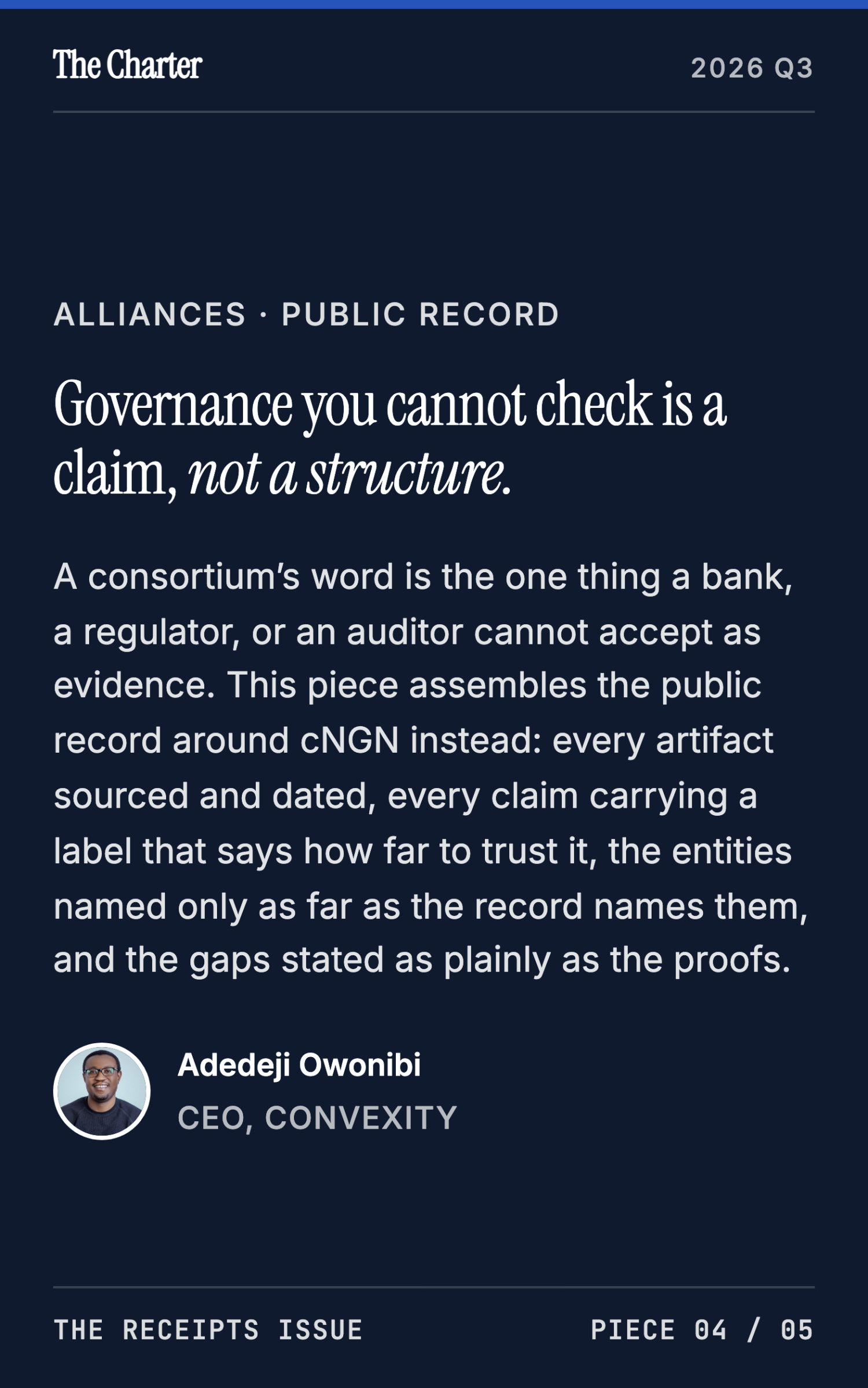 The Consortium's Public Record - page 2