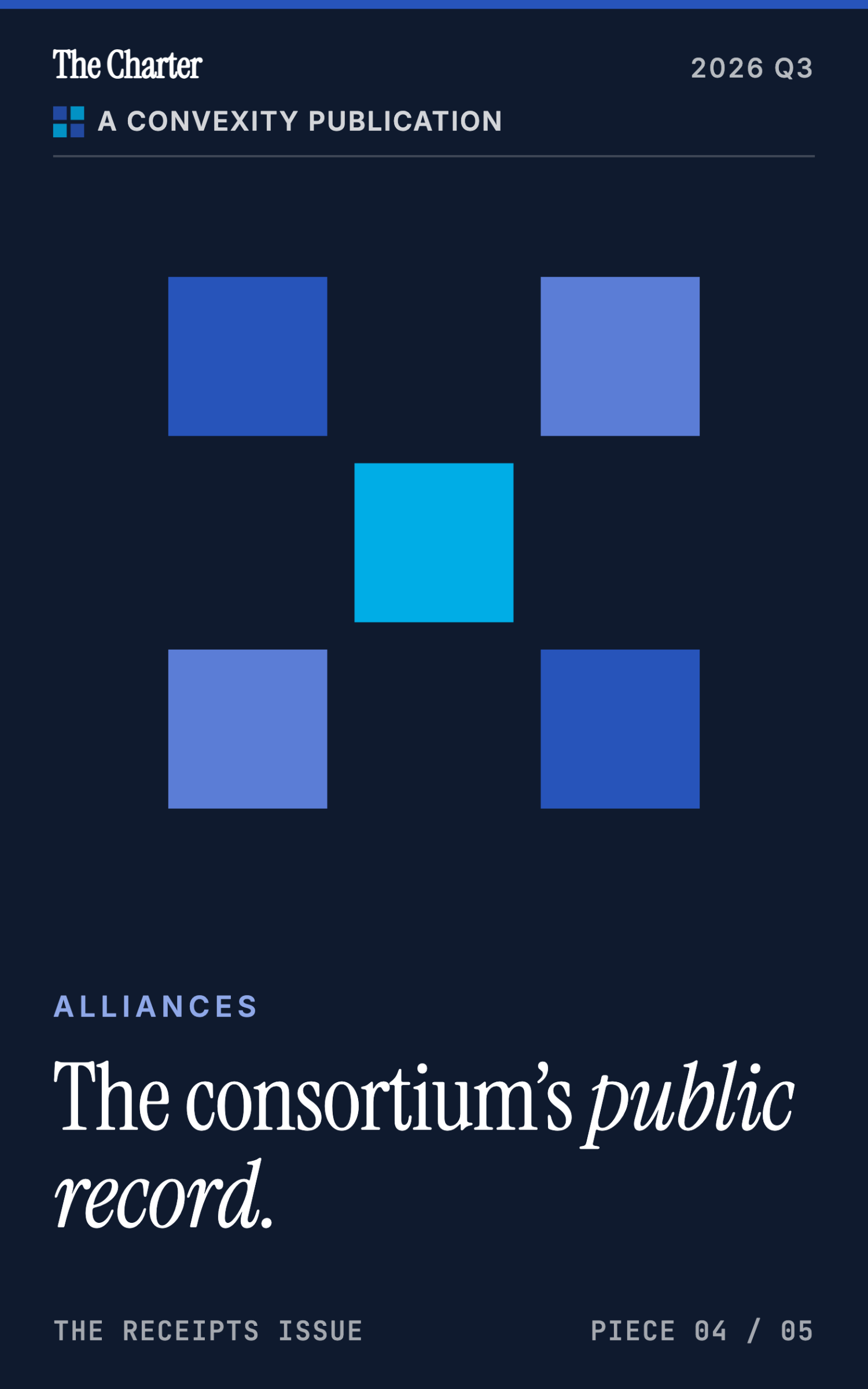 The Consortium's Public Record - page 1