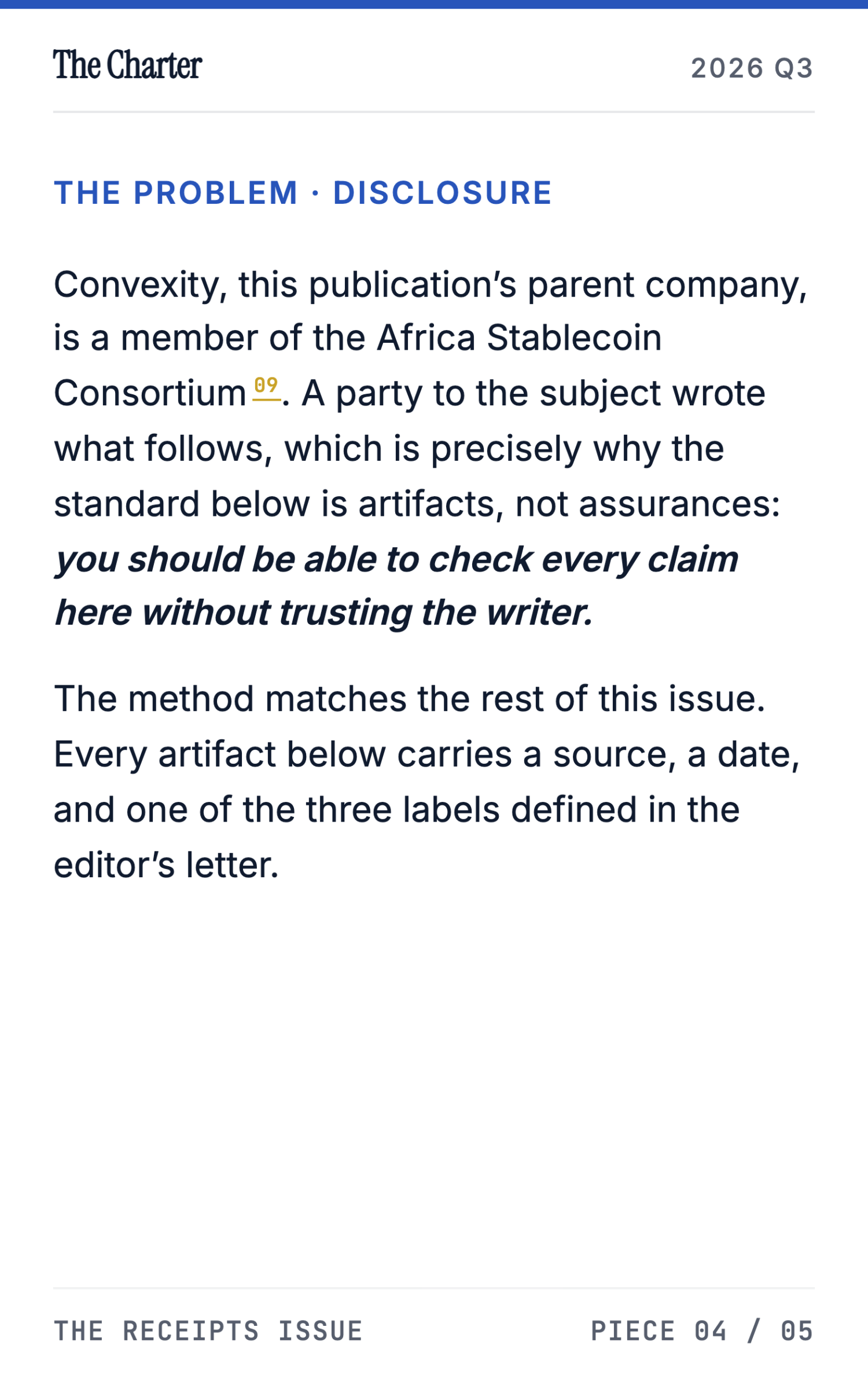 The Consortium's Public Record - page 6