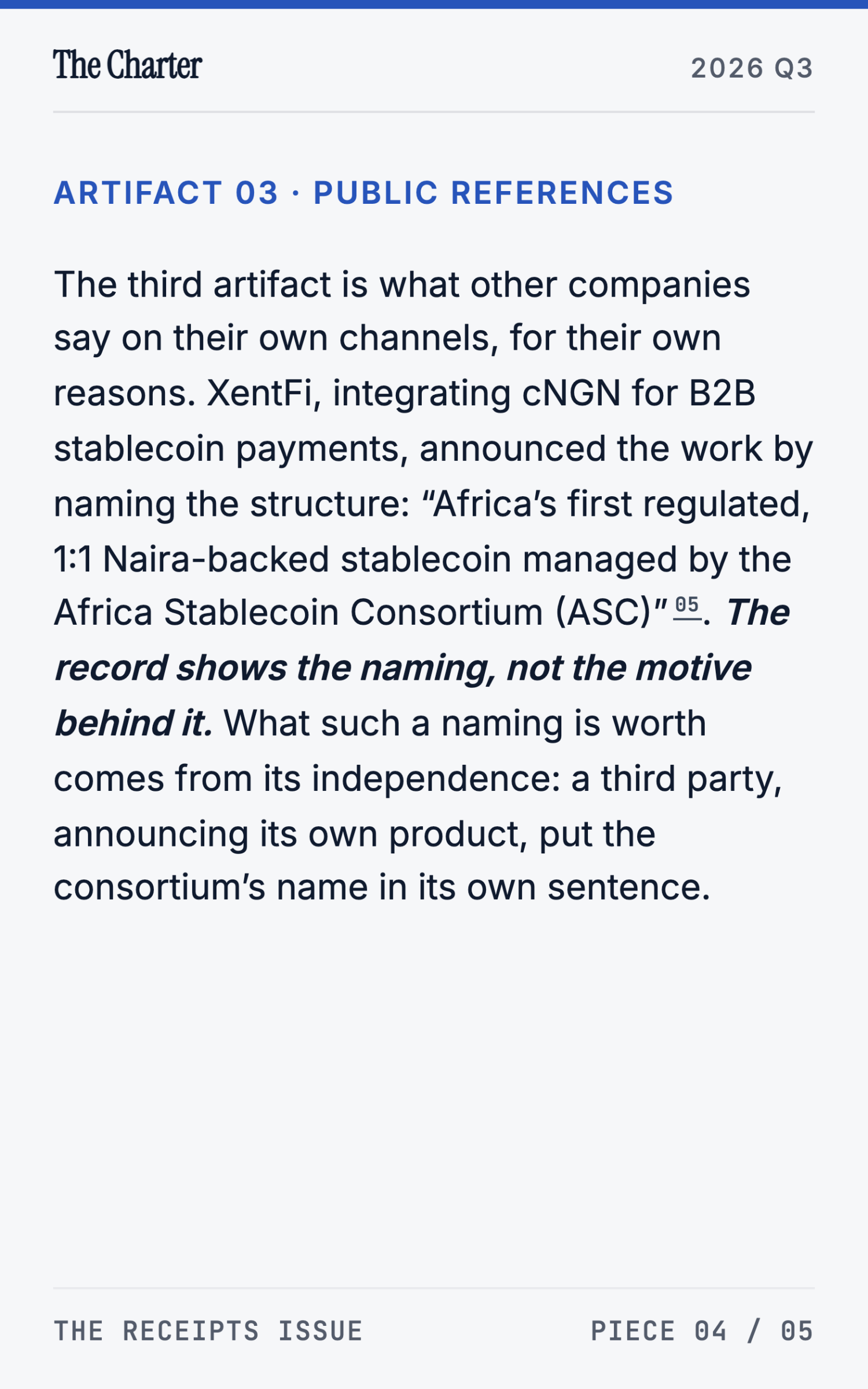 The Consortium's Public Record - page 20