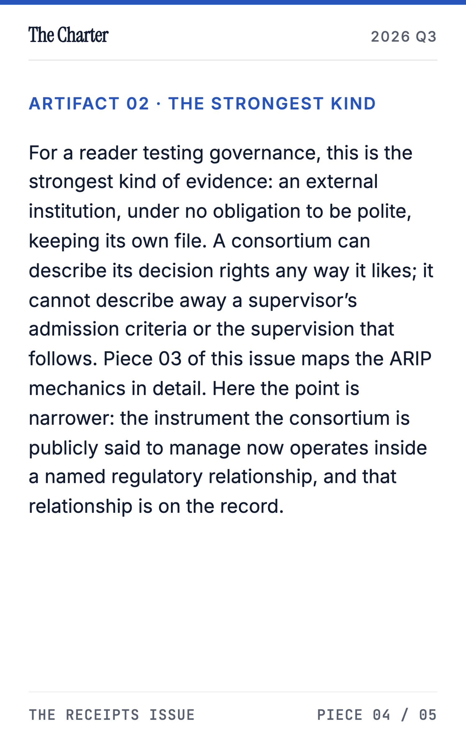 The Consortium's Public Record - page 19