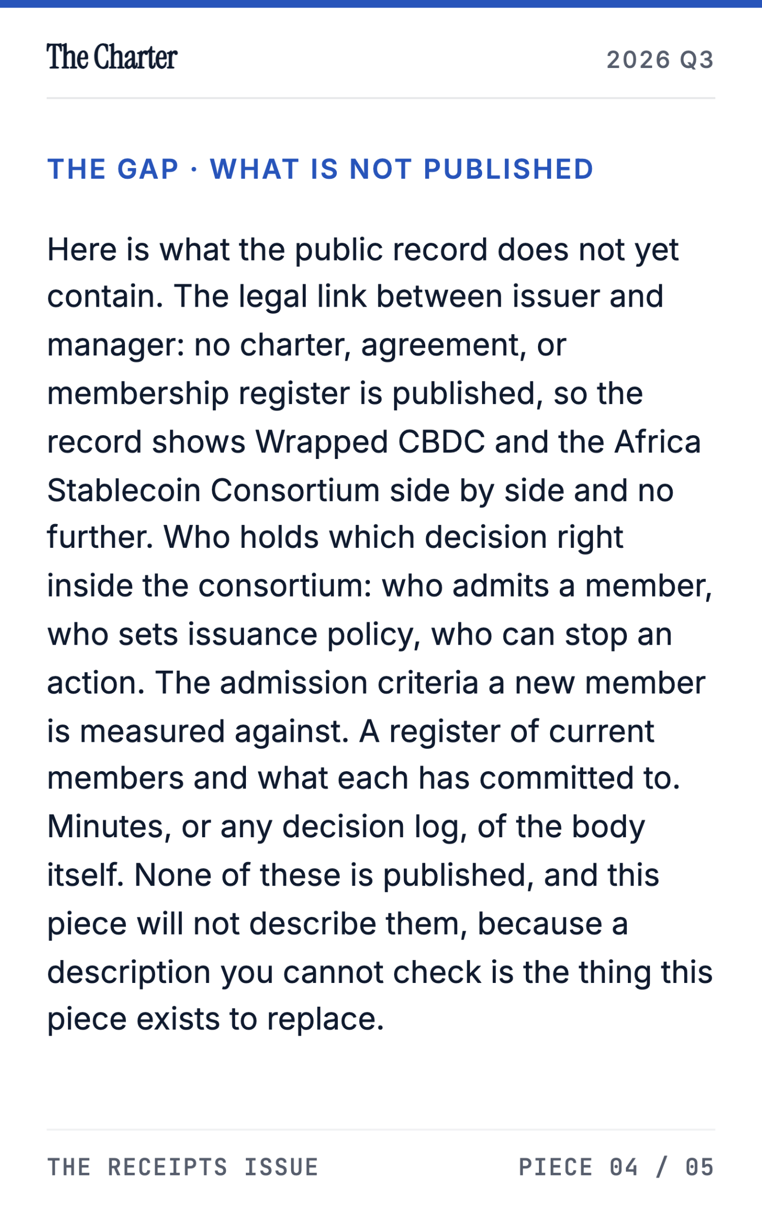 The Consortium's Public Record - page 26