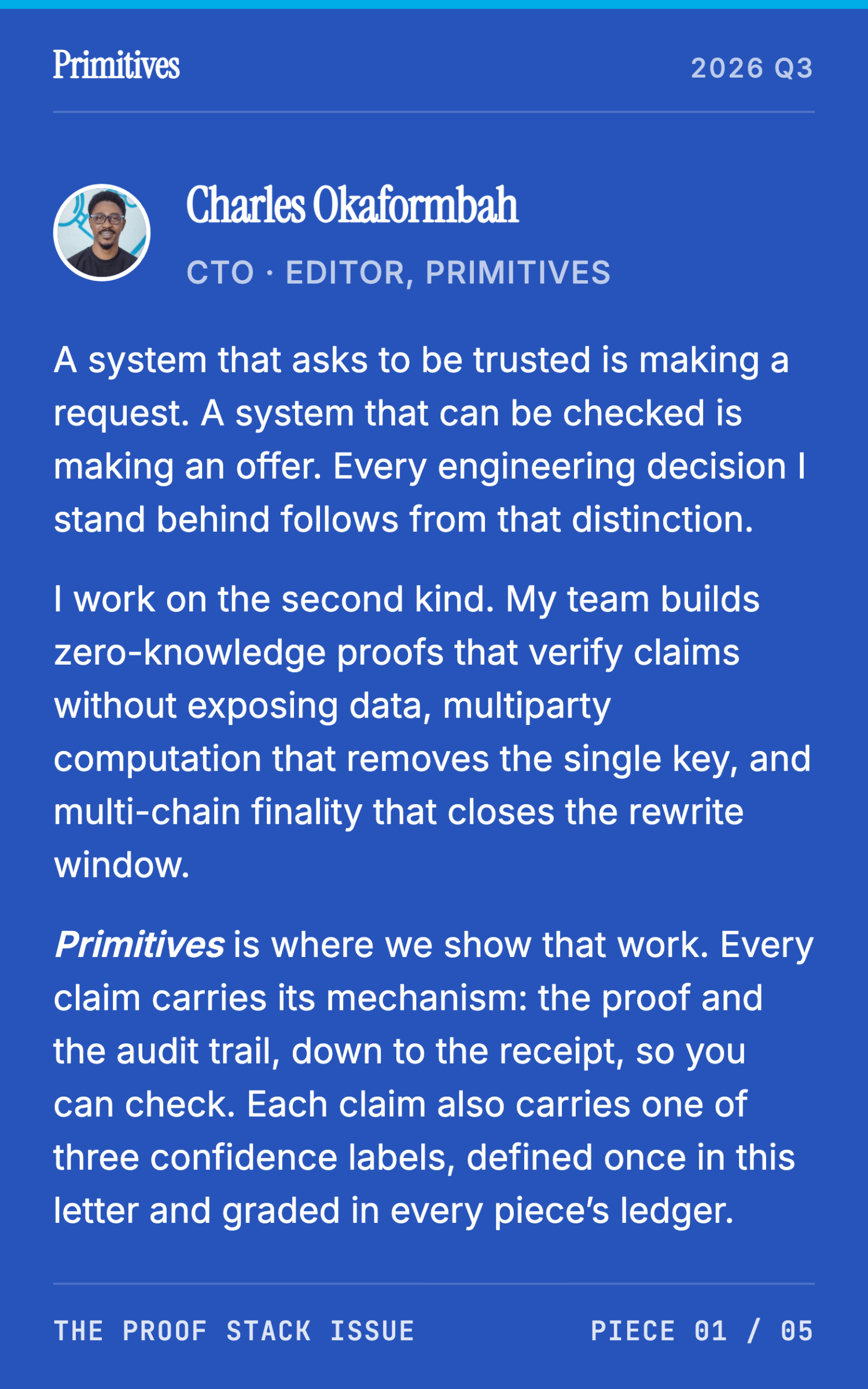 Trust by Construction - page 2