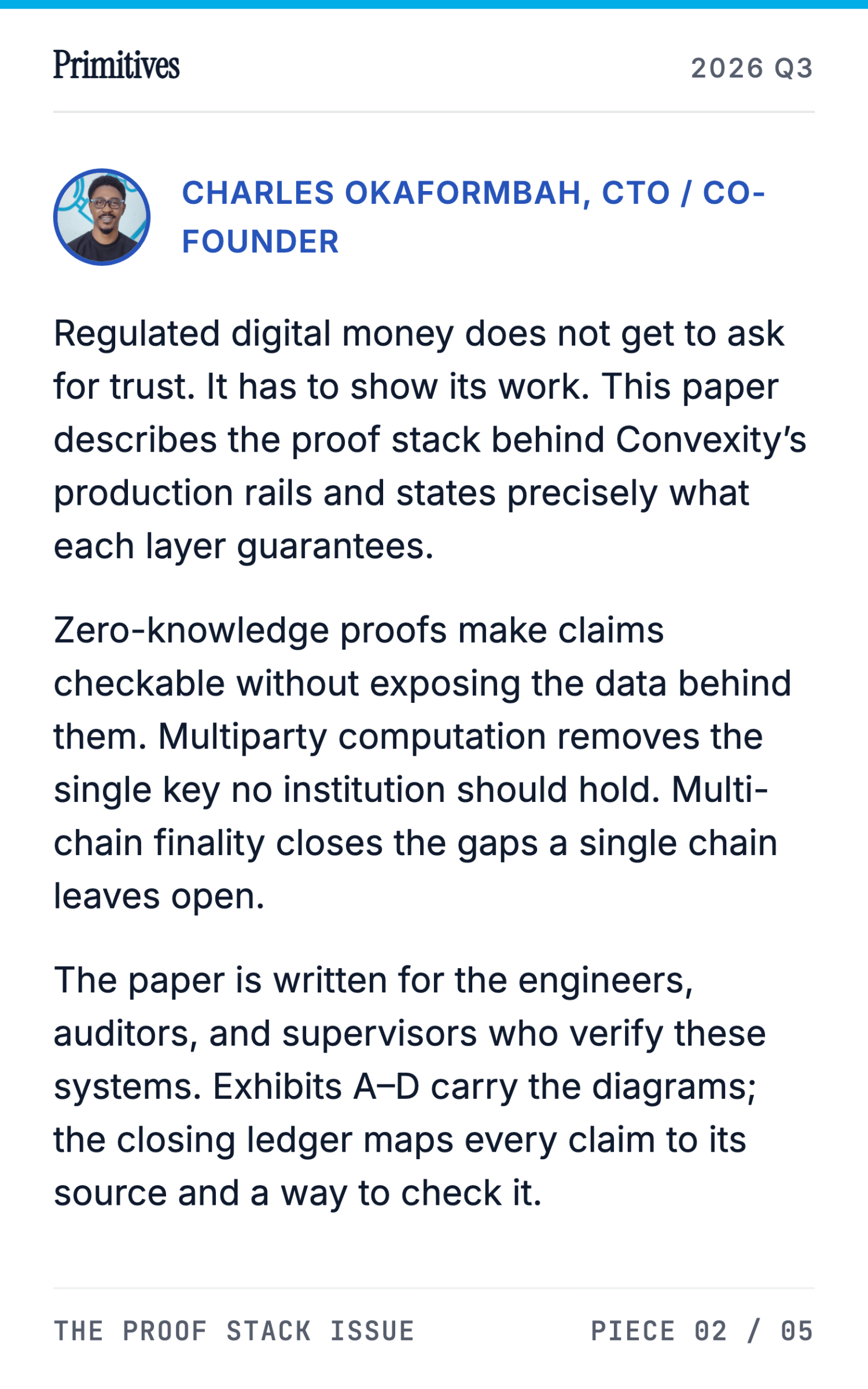 The Proof Stack: ZK, MPC, and Multi-Chain Finality in Production - page 3