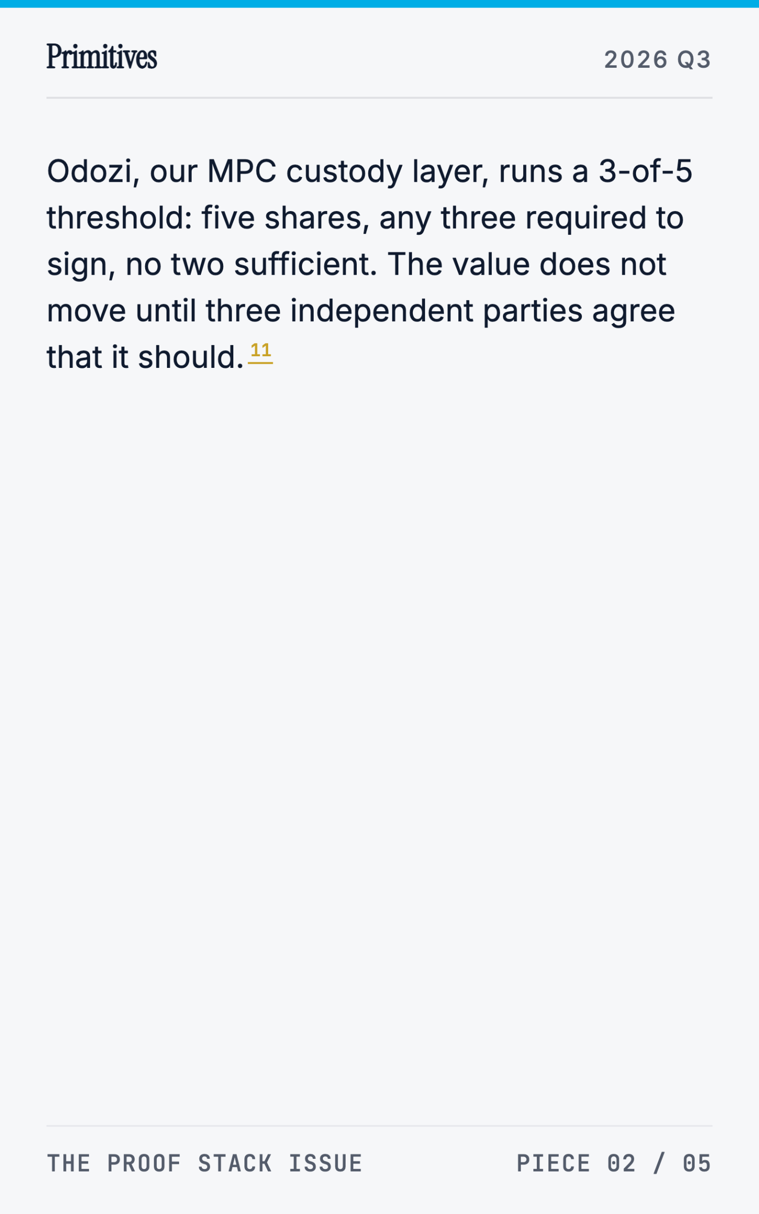 The Proof Stack: ZK, MPC, and Multi-Chain Finality in Production - page 21
