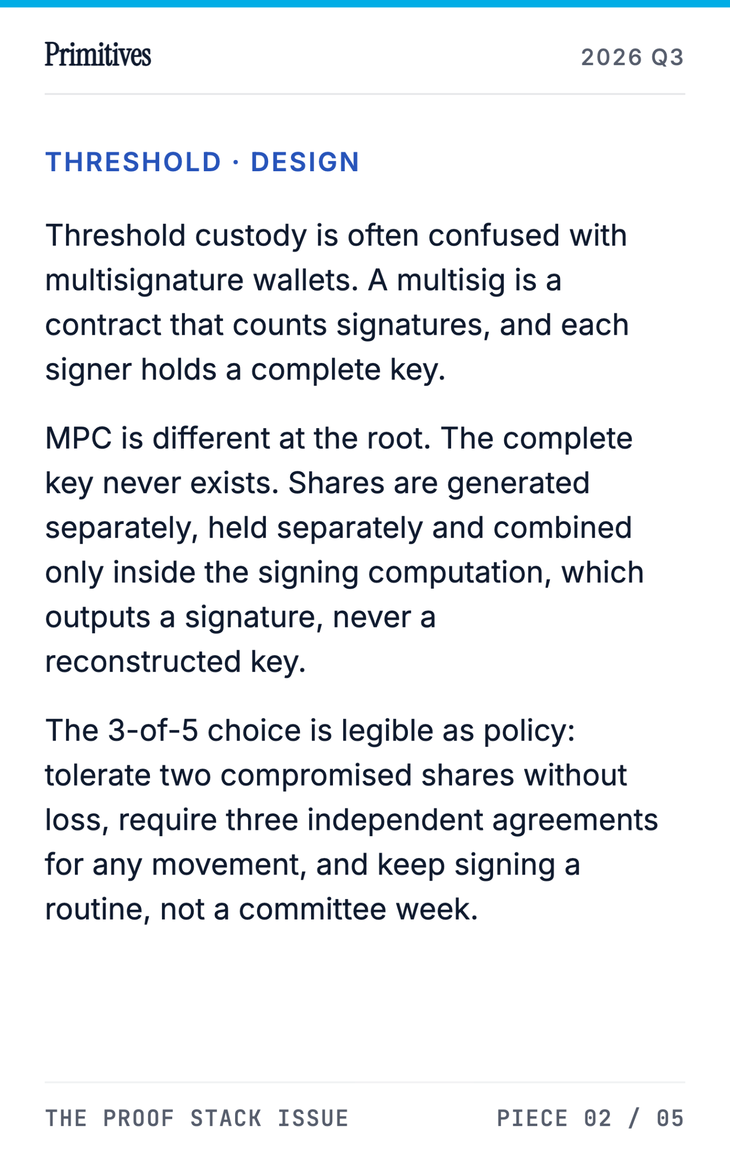 The Proof Stack: ZK, MPC, and Multi-Chain Finality in Production - page 23